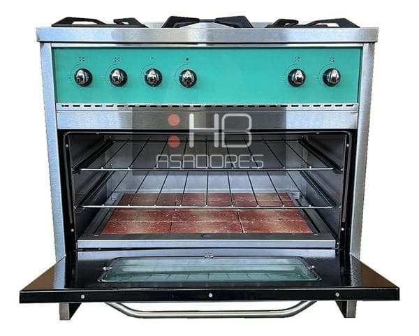 Cocina Semi-Industrial Cook & Food chiara Verde 90cm - Imagen 4