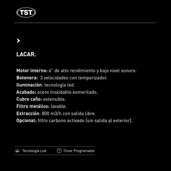 Campana De Cocina Tst Lacar 90cm - Imagen 8