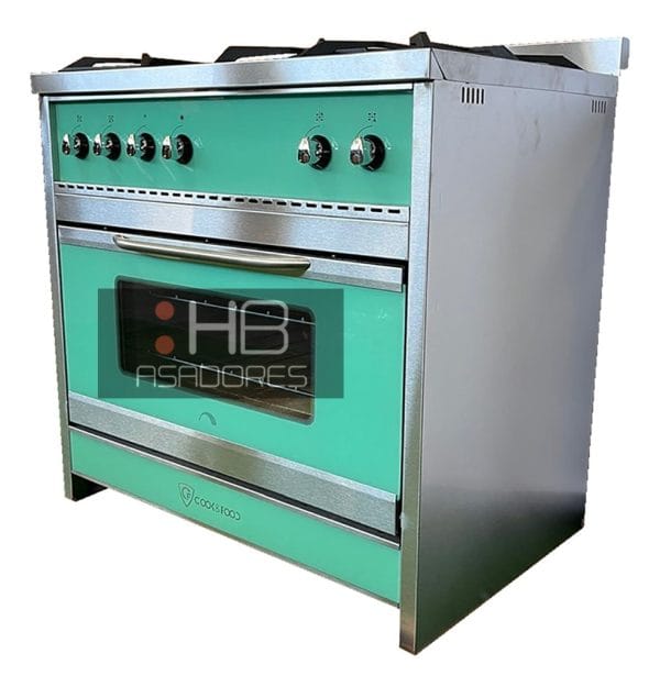 Cocina Semi-Industrial Cook & Food chiara Verde 90cm - Imagen 3