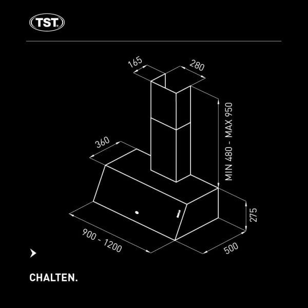 Campana De Cocina Tst Chalten 90cm - Imagen 4