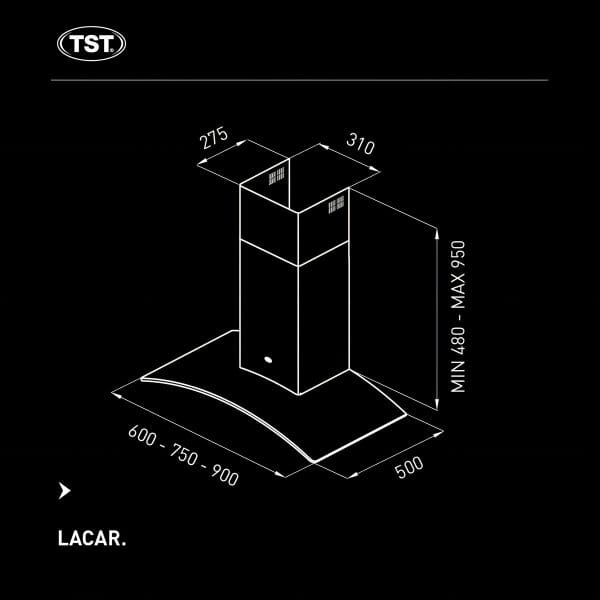 Campana De Cocina Tst Lacar 90cm - Imagen 9