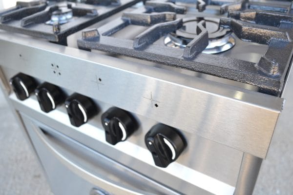 Cocina Cucinare Maraldi 55cm Acero A Gas - Imagen 3