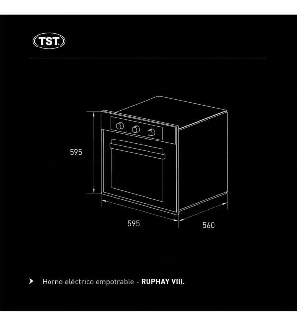 Horno Empotrable Eléctrico Tst Ruphay VIII - Imagen 2