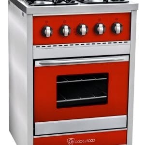 Cocina Semi-Industrial Cook & Food chiara Rojo 60cm