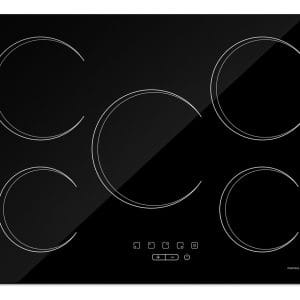 Anafe Eléctrico Tst Vitro Negro 5 Hornallas