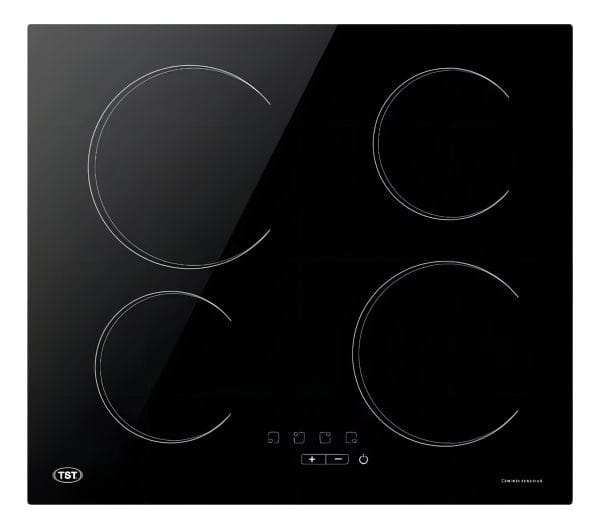 Anafe Eléctrico Tst Vitro Negro 4 Hornallas