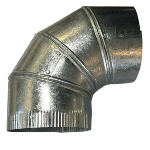 Curva 6" pulgadas chapa galvanizada