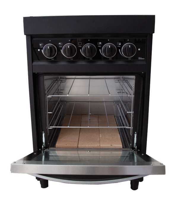 Cocina Maraldi Glass Black 55cm - Imagen 2