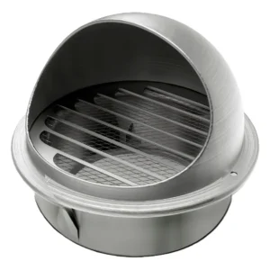 Rejilla de Ventilacion Acero Inoxidable para Extractor de Baño y Cocina 100mm 4 Pulgadas